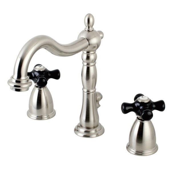 8" Widespread Bathroom Faucet, Brushed Nickel